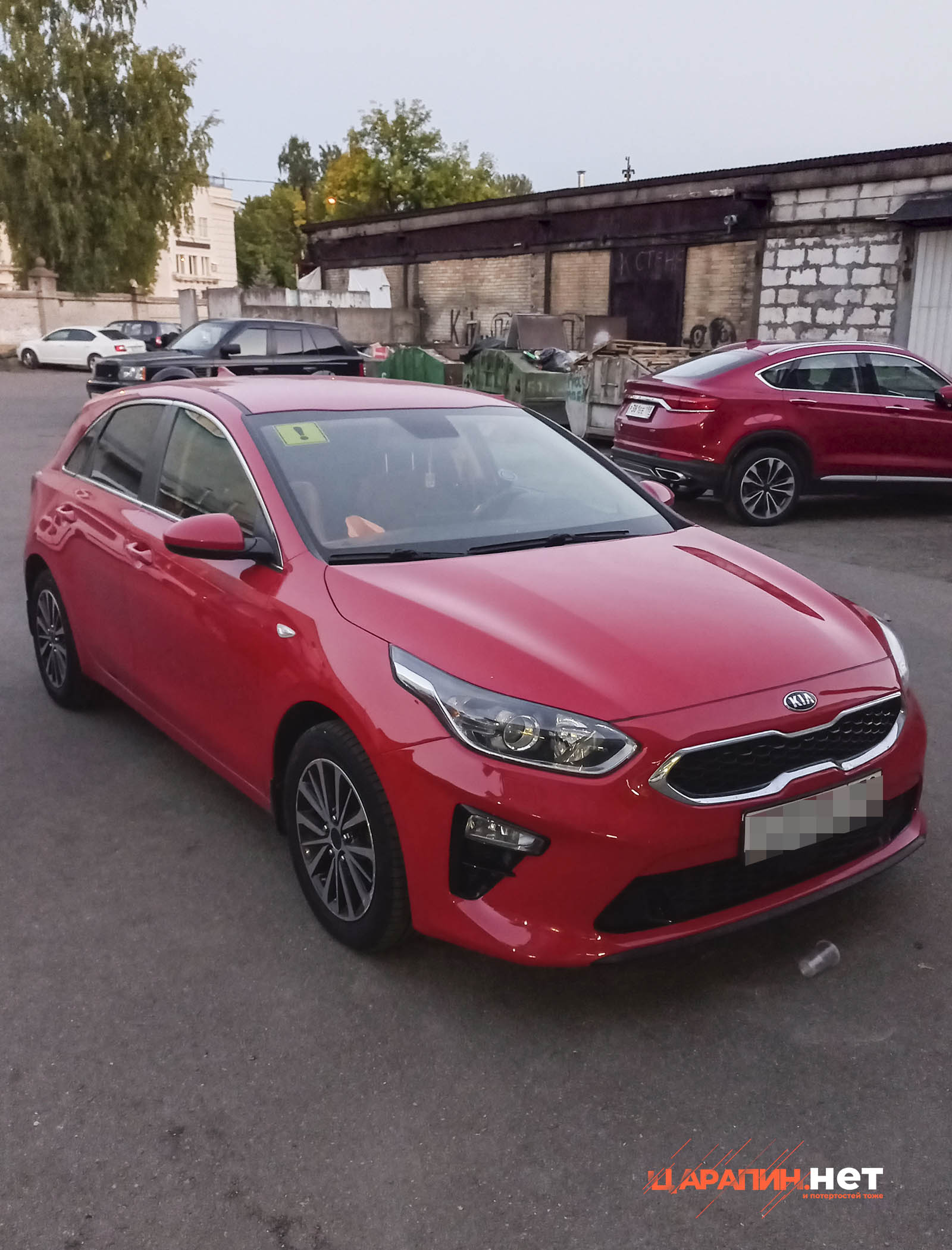 Ремонт бампера у Kia Ceed 3